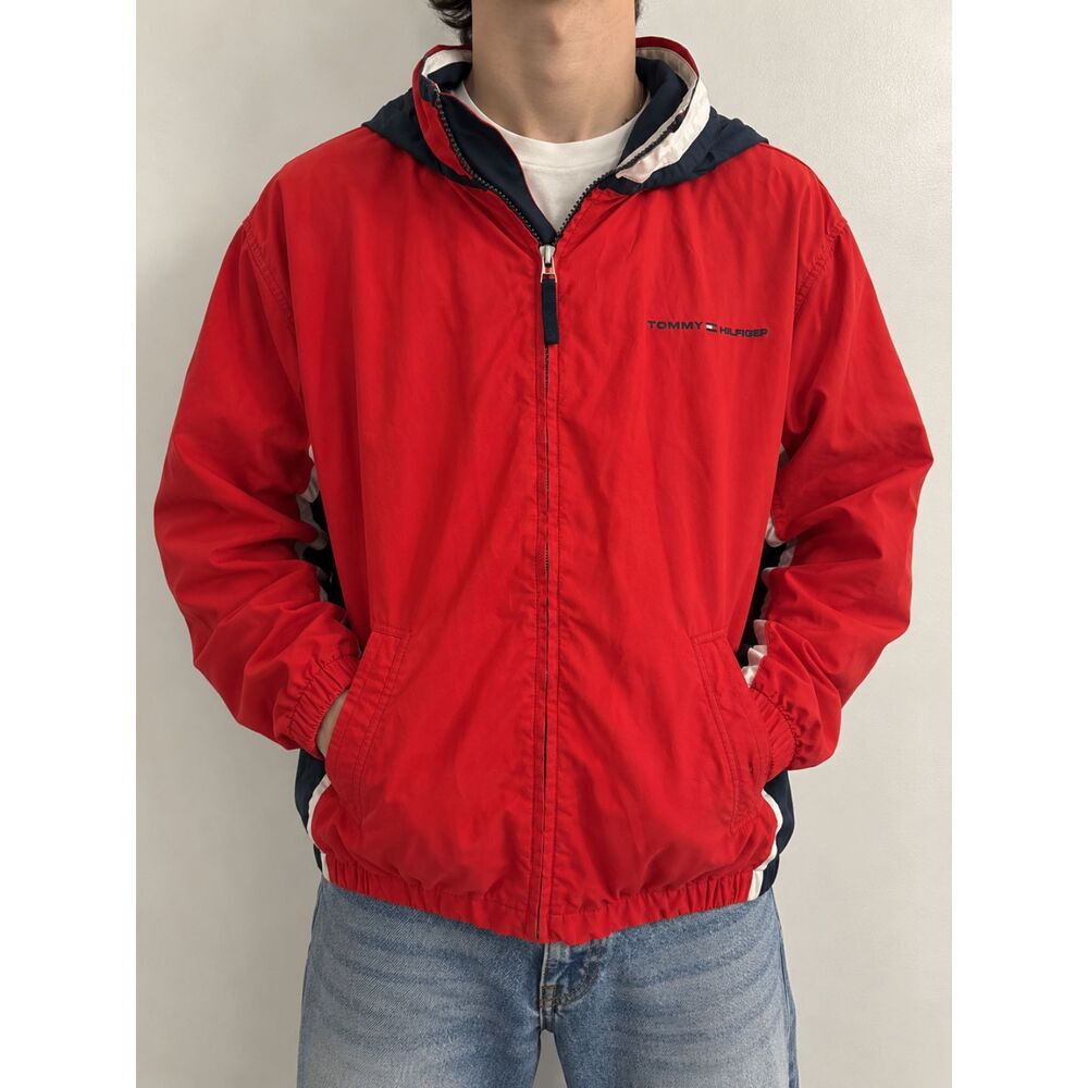 Vintage Tommy Hilfiger Colorblock Windbreaker Jacket
